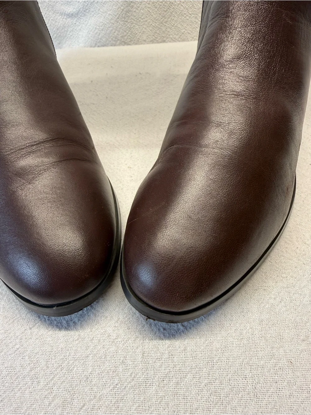 Classic MK OldMoney Vibe Michael Kors Dark Brown Over-the-Knee Chic Leather Boot